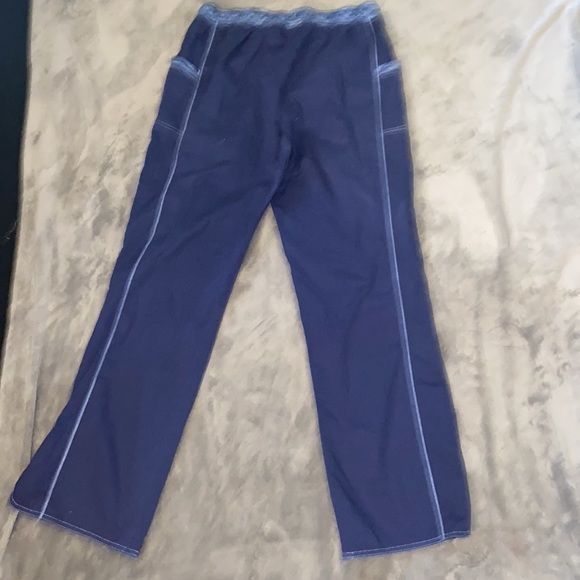 Scrubstar Women’s Blue Flare Bottom Scrub Pants Size Medium - Picture 5 of 5